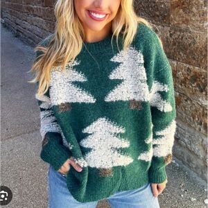 LUCCA Whispering Pines Sweater Size Medium